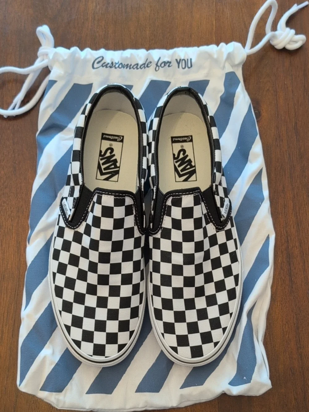 Vans Men's Custom Classic Slip-On Size 9 1/2 M